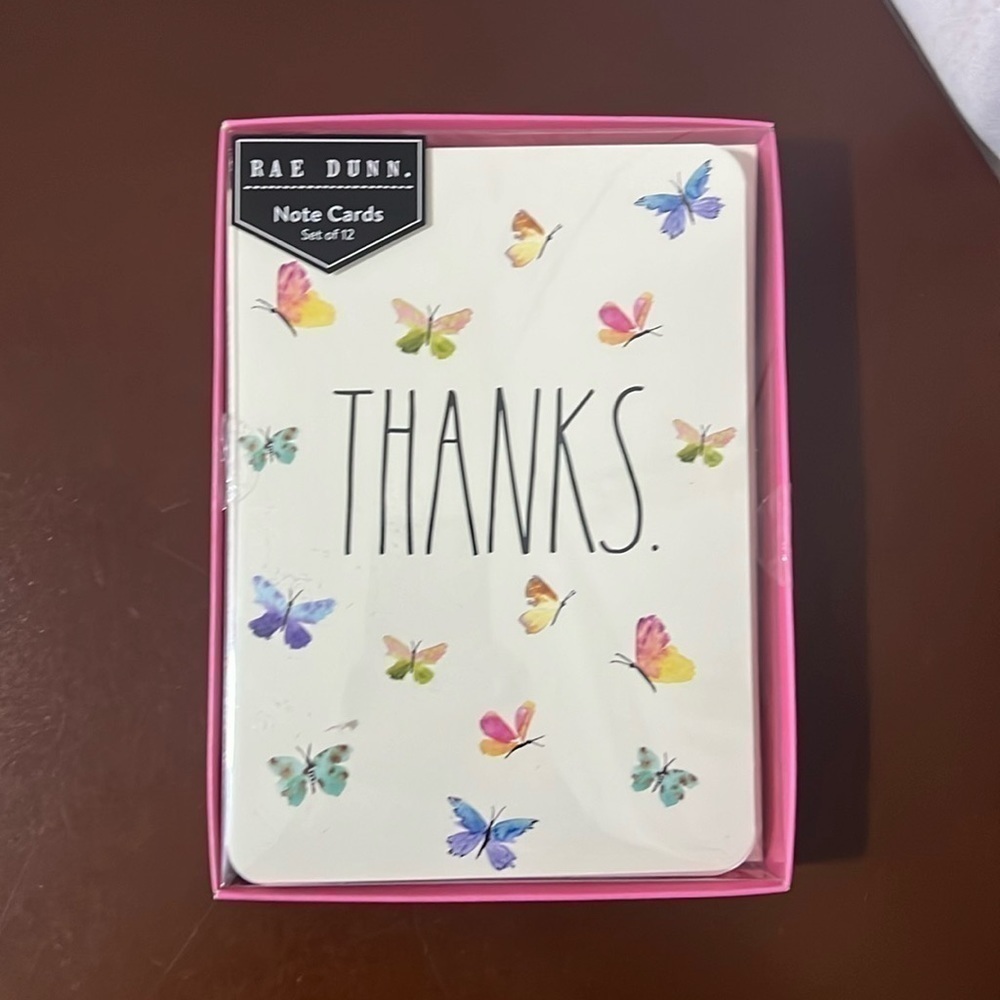 Rae Dunn 'Thanks' Note‎ Card Set